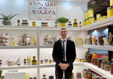 Domenico Aquilini responsabile vendite del marchio Contado Degli Acquaviva specializzato nella produzione di sottoli, paté e sughi pronti