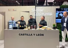 Show cooking  promozionale della cucina tipica spagnola