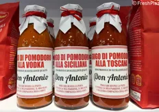 L'azienda abruzzese Pasqualone produce una Linea di sughi pronti all'uso a marchio Don Antonio
