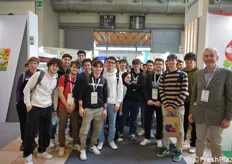 Studenti universitari in visita con il professor Luca Corelli Grappadelli 