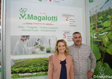 Daniela Magalotti e Corrado Arigliani della "Vivai Magalotti Quarto"