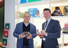 Gianni Leone e Massimiliano Persico del Gruppo CartonPack - formato da Carton Pack, Smilesys, Decapulp e Ondapack - che ha presentato tutta la sua gamma di imballaggi riciclabili e sostenibili.
