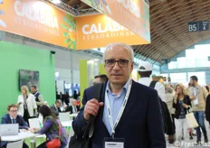 In visita, Sebastiano Currado della Op Coppi-Organizzazione produttori ortofrutticoli e agrumari di Lamezia Terme (Catanzaro).