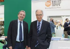 Francesco Cera (direttore) e Mario Liccardo (presidente) del Mercato AgroAlimentare di Padova-MAAP.
