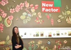 Jasmina Annibali, responsabile marketing di New Factor, azienda riminese conosciuta per la lavorazione e commercializzazione di snack a base di frutta secca e sgusciata.