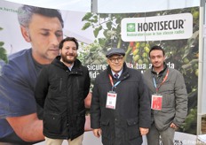 Matteo Porcelli, Paolo Voltarel e Fabio Dossi di Hortisecur Assicurazioni