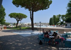 Uno scorcio di Spiaggia Romea, struttura turistica del Gruppo Mazzoni