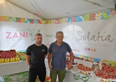 Lorenzo Donati (ufficio tecnico qualità di Granfrutta Zani) e Giuliano Donati (presidente) di Granfrutta Zani