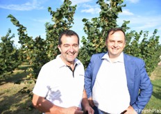 Marco Casalini presidente Terremerse e Ilenio Bastoni responsabile comparto ortofrutta 