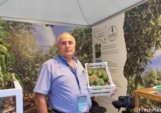 Lo stand di Ecosistemica Ibla, una coop. impegnata nella coltivazione di avocado