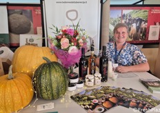 Caterina Dugaro rappresenta un gruppo di imprenditrici che valorizzano la zucca Malon, tipica delle Valli del Natisone in provincia di Udine 