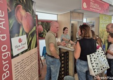 Lo stand della Pesca di Borgo D'Ale (Piemonte)