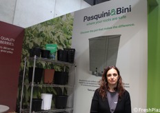 La responsabile marketing Laura Michi dell'azienda Pasquini & Bini