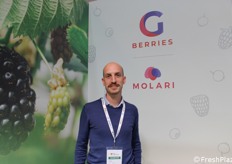 Luca Molari dell'azienda vivaistica di Cesena G-Berries