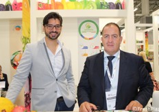 Consorzio Global Fresh Fruit: Francesco De Filippis insieme all'ospite Michele Moretti dell'azienda Neurality