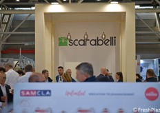 Lo stand Scarabelli, azienda specializzata in irrigazione