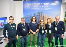 Il team di Battistini vivai presente in fiera