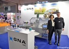 GNA, azienda emiliana del comparto tecnologie di confezionamento, p oresente in fiera con Gabriella Bolzoni e Massimiliano Nucci