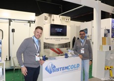 Dario Gurreri e Calogero Schembri allo stand di Sistem Cold