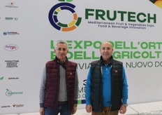 Incontri in fiera: Giovanni Giglia e Marsello Lo Sardo del Consorzio di Tutela dell'Uva da tavola di Canicattì IGP