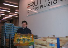 Moreno Bonfatti, responsabile presso lo stand multiplo di Fruttital Distribuzione - Vasto assortimento, esclusivisti per la Del Monte.