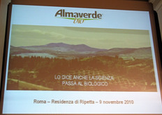 Almaverde Bio Italia, la societa' consortile proprietaria dell’omonimo marchio, ha organizzato a Roma, in data 9 ottobre 2010, un meeting di presentazione della sua nuova campagna di comunicazione.