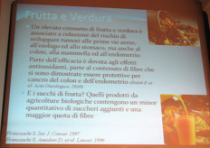 Perche' scegliere una dieta ad elevato consumo di frutta e verdura.