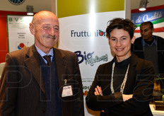 Aldo Tamassia (Fruttunion), insieme alla figlia Alessandra.