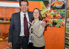 Alessandro insieme a Rossella Gigli, direttrice di FreshPlaza Italia.