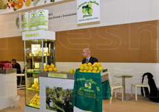 Lo stand, all'interno della collettiva calabrese, dell'azienda agricola Patea di Brancaleone (RC), specialista in bergamotto.