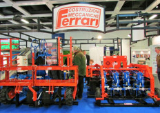 Stand dell'azienda mantovana Ferrari Costruzioni Meccaniche.