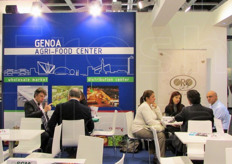 All'interno dello stand di Mercati Associati, presente il Genoa Agri-food center.