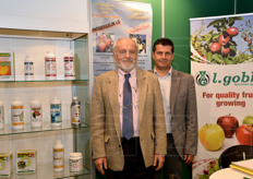 Presso lo stand della L.Gobbi, Alessio Zanasi e Roberto Iaboni.