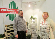 Sergio Barone e Rita Ottovv de L'Ortofrutticola.