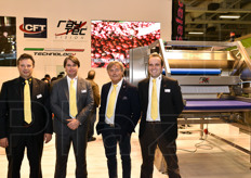 Cristian Sani (sales director), Gianluca Simonelli (export sales manager), Raffaele Pezzoli (direttore generale di Raytec Vision) e Nicola Avanzini (sales area manager).