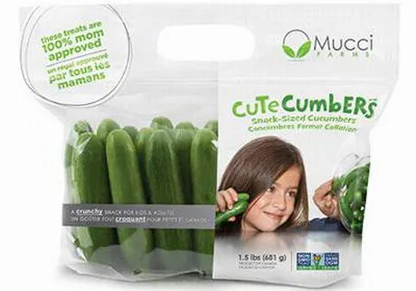 Mucci Farms CuteCumbers Snack Sized Cucumbers